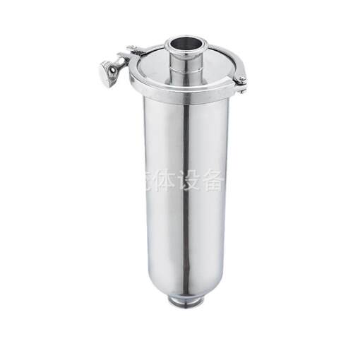 食品级直通式过滤器快装管道直通式过滤器卡套式直通过滤器