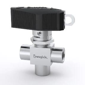 SS-43GXLF4-LL不锈钢40G系列3通球阀0.75Cv1/4 in.内螺纹