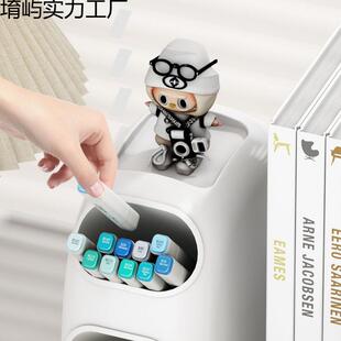 大桌面收纳盒功堉屿实力能多书本置物架容量书架办公文室书桌上件