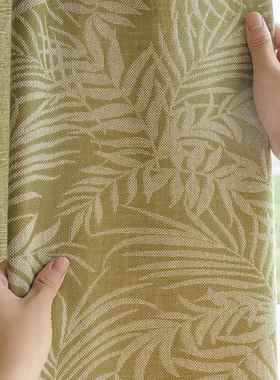 柳叶纱亦透布亦纱光不透人布提窗纱中古美式轻IUZ花奢复古现代窗