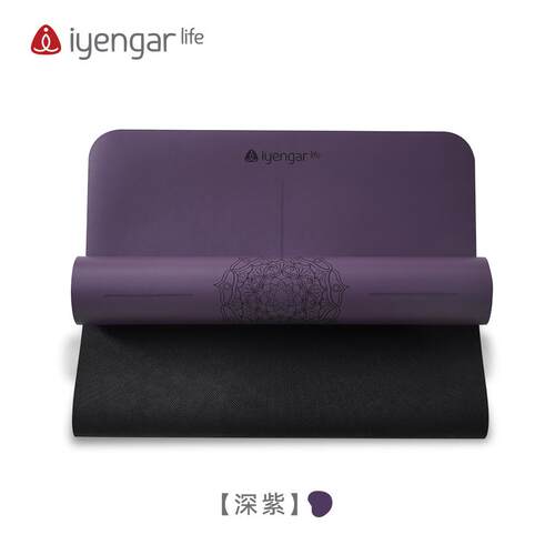 高档艾格瑜Life 品牌扬珈垫经典小曼陀罗花胶橡土豪垫运动防滑冥