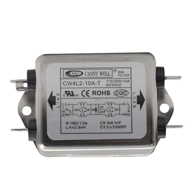 抗干扰消除电源20a滤波器交流净化双极10a台湾CW4L2-10A-T音响CE