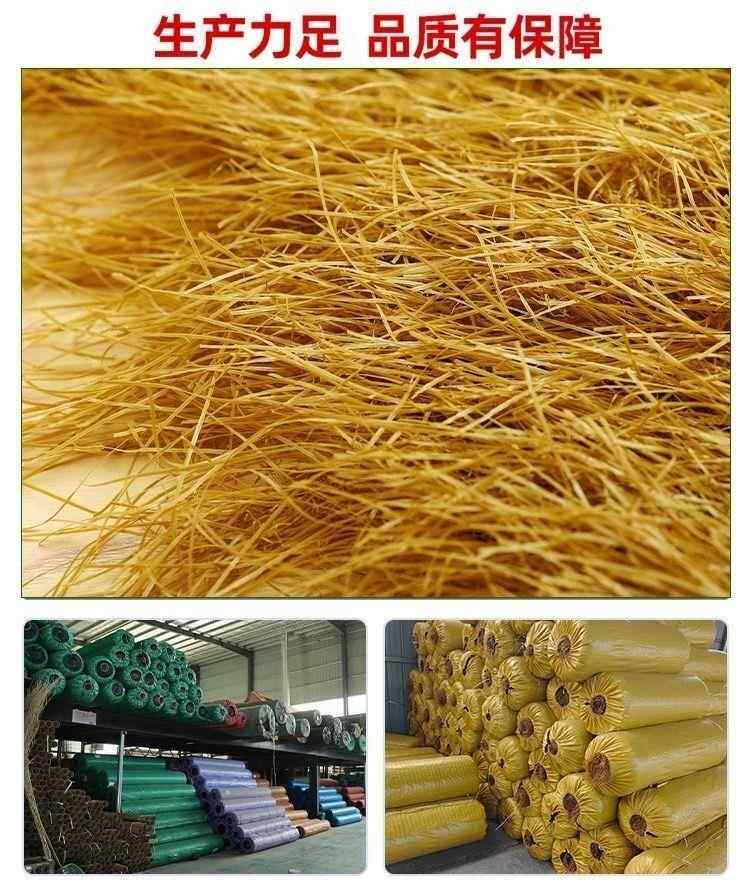 товар из китая 仿真茅草屋顶稻草自然塑料假毛草装饰民宿景区农家乐楼顶隔热防晒