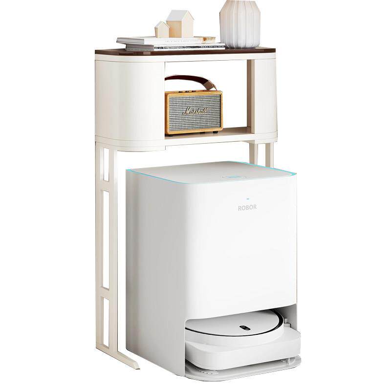 扫地机器人置物架收纳架猫沙盘石头沙发边几通用型基站架上方柜子