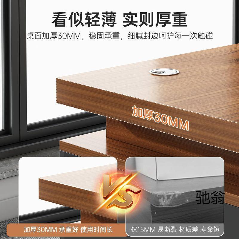 简约现代职员办公桌双人员工位桌椅组合简易家用书桌电脑桌老板桌