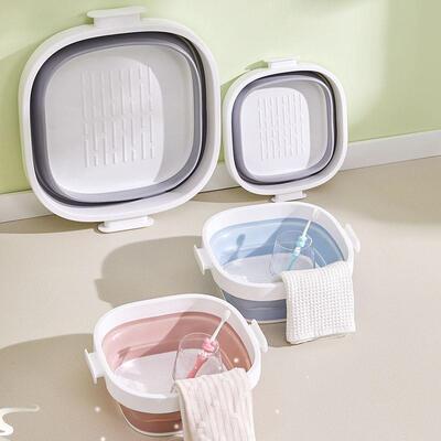 Folding basin for household use, portable, extra large dorm
