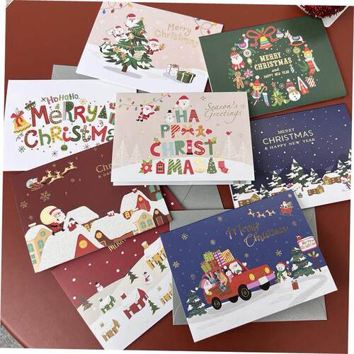 creative aesthetic large christmas card greeting cards圣诞卡