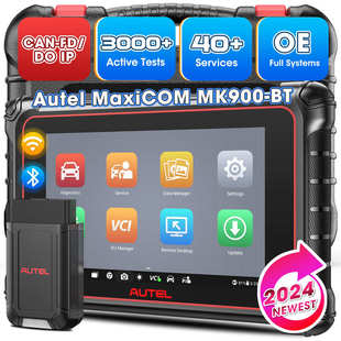 MK900BT汽车全系统诊断仪ECU编码 道通AUTEL 示波器检测全系统扫描