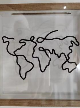 亚马逊明信片DIY亲子装饰画