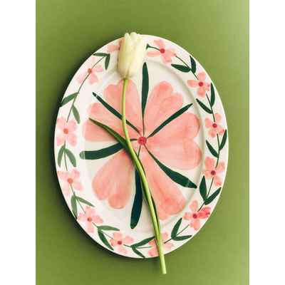 25秋季新品丹麦HAY La Pittura 艺术家联名盘子餐具手绘陶瓷水杯