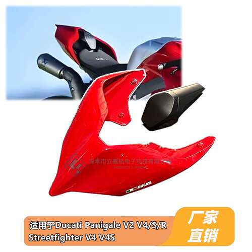 适用杜卡迪 Ducati Panigale V4 V4S V2 后尾翼座罩 后驼峰整流罩