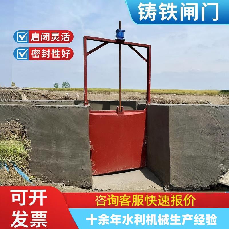 铸铁镶铜手电筒两用一体式启闭机闸门水库农田渠道钢制不锈钢水闸