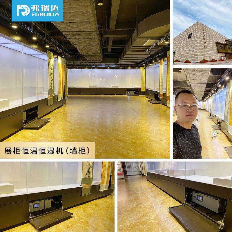 展柜恒温恒湿机博物馆书法字画展示柜专用制冷制热除湿加湿一体机