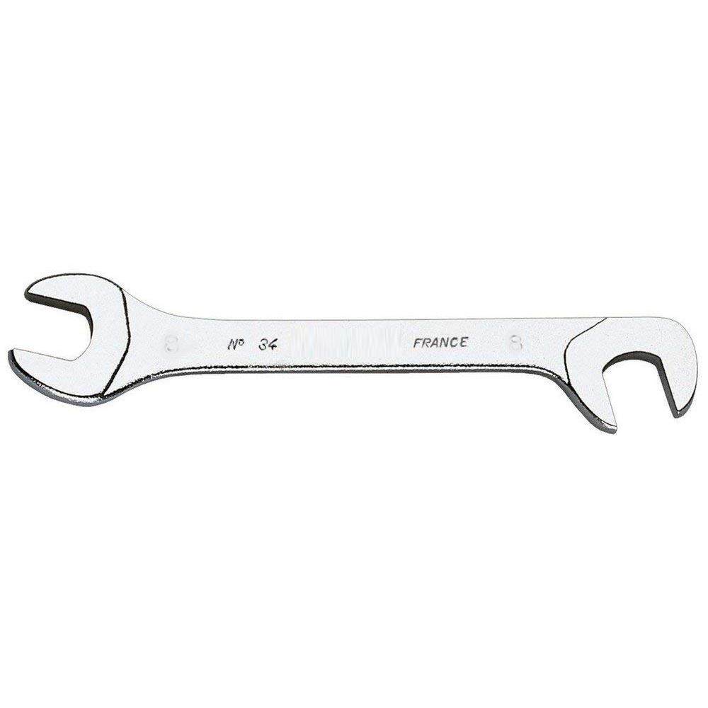 公制双开口扳手 15°和 75°紧凑斜口扳手 开口7mm 34.7