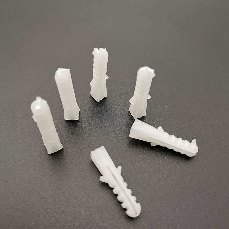 白色塑料膨胀管 M3型号 M3膨胀螺丝 装饰画相框五金配件 1000个装