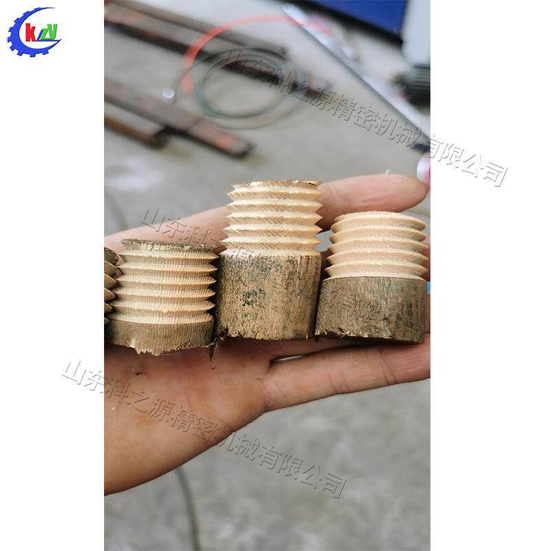 拖把杆/扫把杆开牙机 圆棒木棒螺纹设备 木材套丝攻丝木柄开牙机