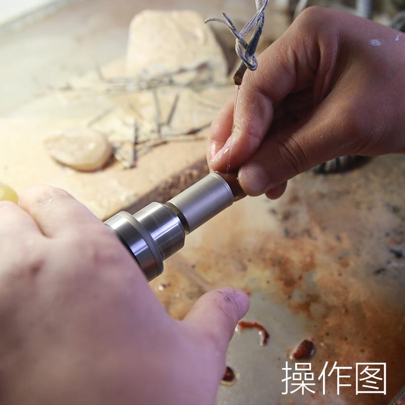 盾邦吸眼磨头窝珠器玉石蜜蜡琥珀打磨抛光工具佛珠修圆器台磨机
