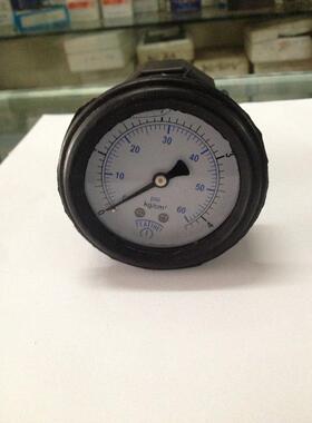 雅德PP隔膜压力表 轴向4KG 7KG 15KG 1/2螺纹