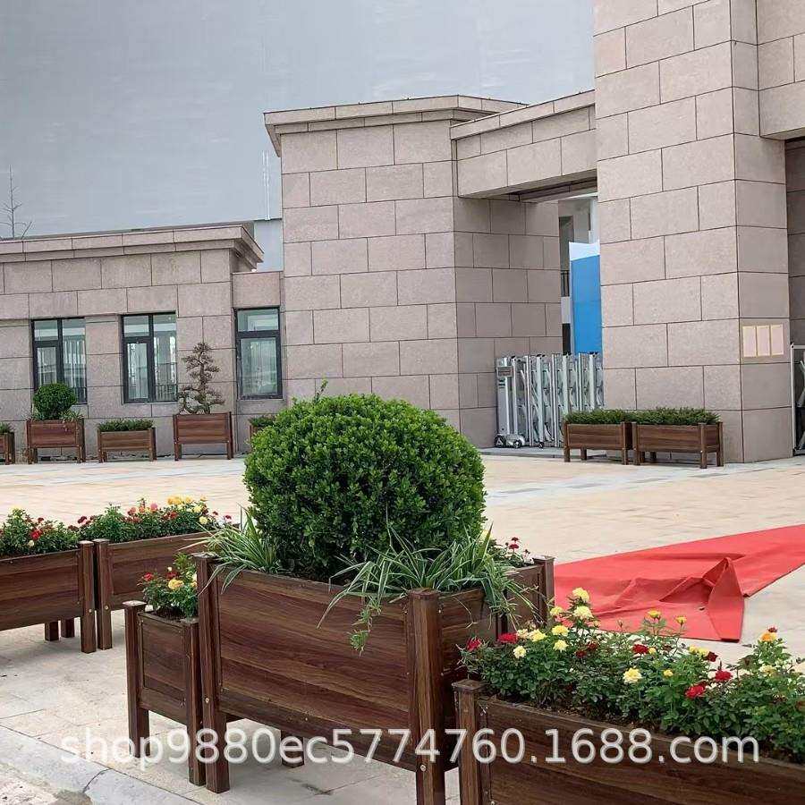 花箱景观玻璃钢花盆花架围栏防护栏地板组合花箱阳台组合灵活绿植