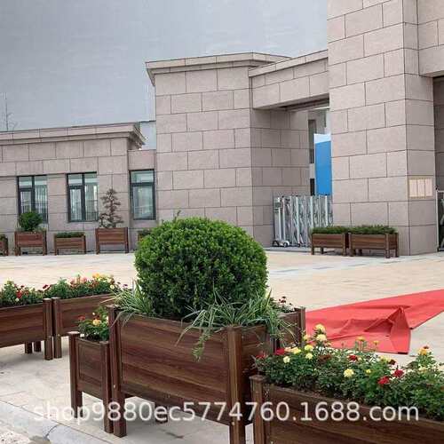 花箱景观玻璃钢花盆花架围栏防护栏地板组合花箱阳台组合灵活绿植