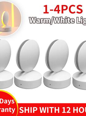 1-4pcs LED Wall Lamps Windows Sill Lights Warm White Light H