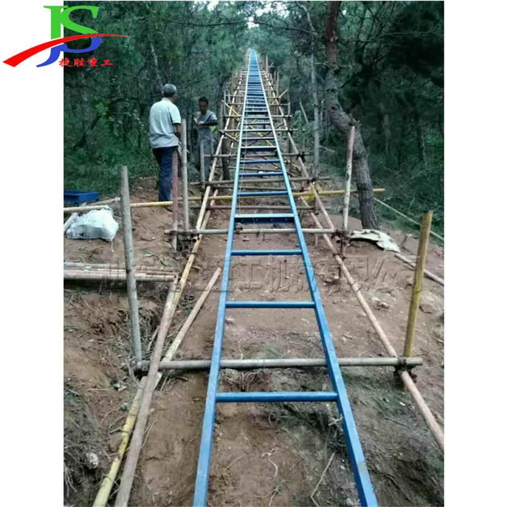 Slope lifting feeder爬山虎上料提升机 高速公路斜护坡运料车