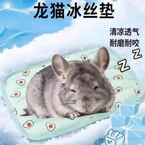 龙猫冰垫冰丝冰凉专用夏日凉席睡觉凉垫降温空调垫子神器宠物用品