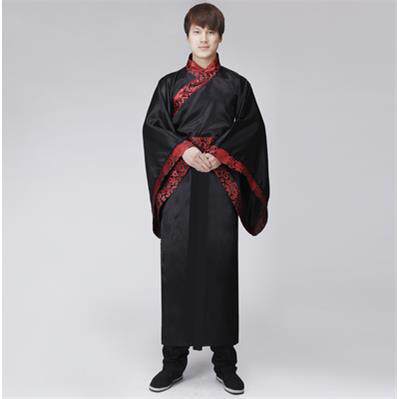 高档古装男成人礼服唐装秦朝春秋国三国战官服古代演出装国学服服