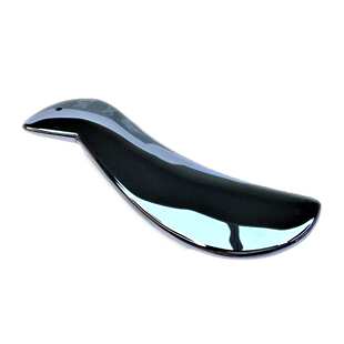 厂家直供天然能量石太赫兹刮痧板玉石经络按摩S形刮痧片厂家直供