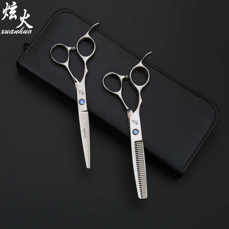 左手理发剪刀美发剪刀刘海剪刀 牙剪打薄剪刀 左撇子专用剪刀