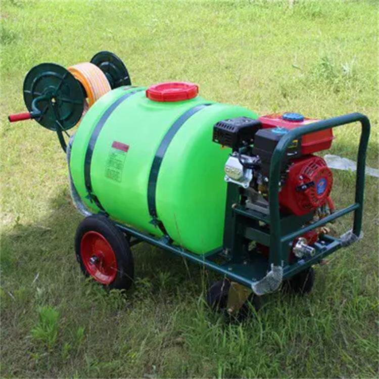 可移动手推式汽油打药机 高压拉管喷药车 园林杀虫喷雾器