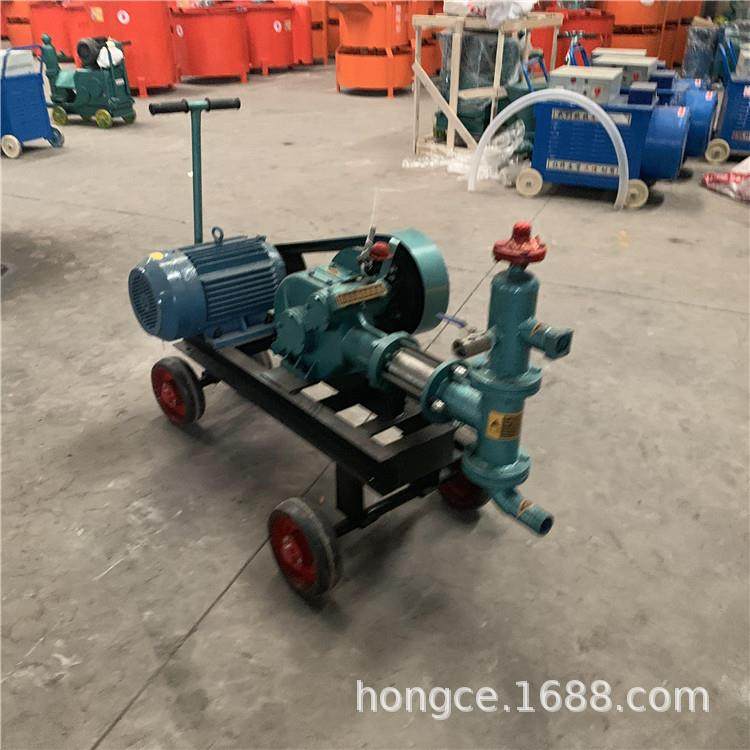 BW60水砂浆注浆机缸活塞式单泥浆泵PNV泥坡加护固用电动高压泥浆