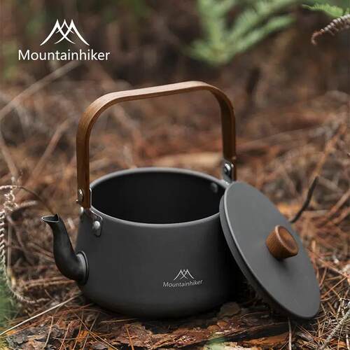 户外烧水壶大容量露营野炊便携式铝合金煮茶器野外泡茶壶咖啡壶