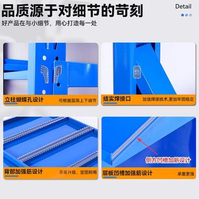 二手清仓包邮仓储货架仓库多层置物架家用厨房储物架快递旧货钢架