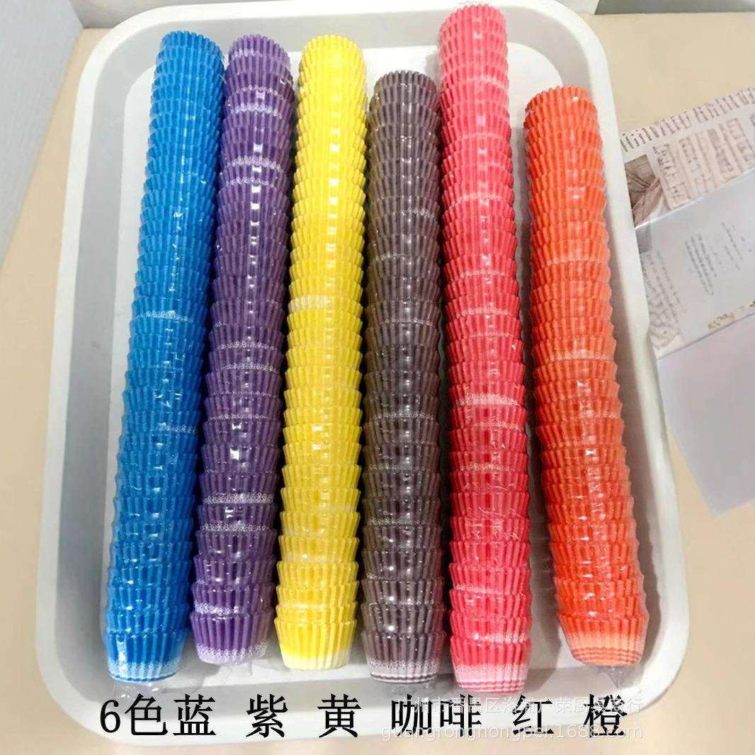 6cm迷你蛋糕纸杯防油印花蛋糕纸杯拇指杯耐高温蛋糕纸托点心垫纸