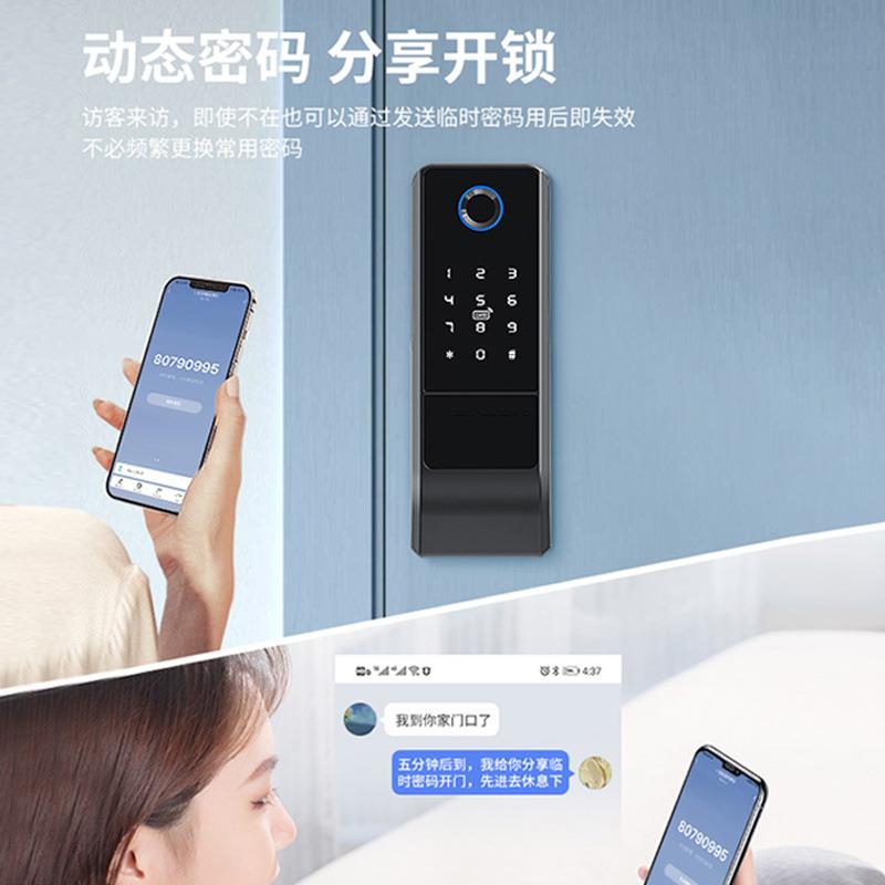 纹老式水铁门牛锁头指锁不锈钢庭院门ZbzHdx7d户外装防智能电控刷