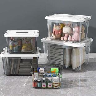 storage box front Large Toy plastic open clothes Transparent