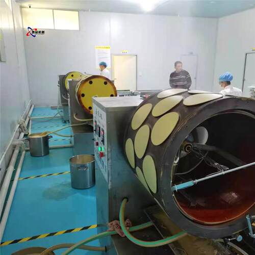 新结构全自动圆型蛋皮机烘烤一体蛋饺机电磁加热千层皮制造商