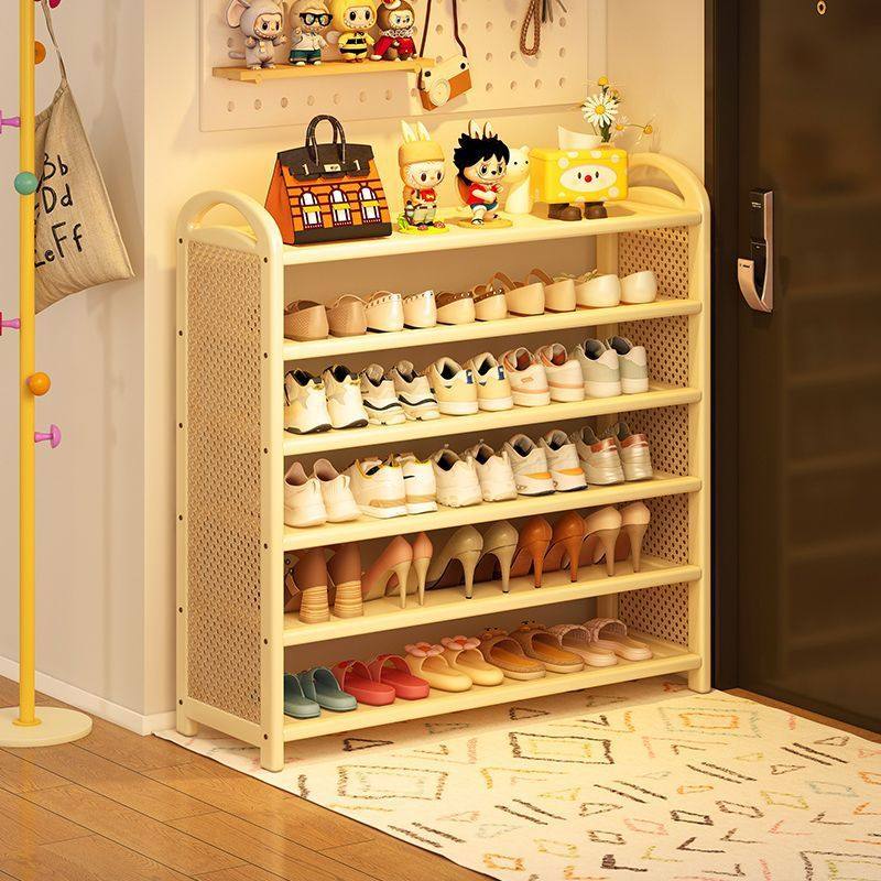 架子鞋架简易门口室内用奶油新款收纳鞋柜入户门多层置物架置物,住宅家具,鞋架,淘宝优惠券,粉丝福利购,淘宝优惠卷