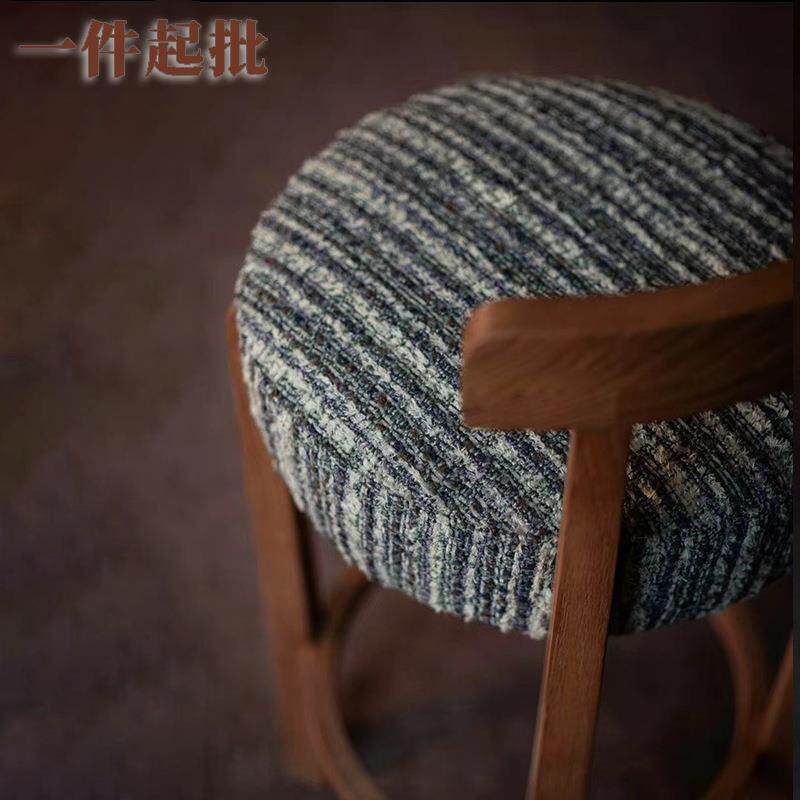 白蜡木轻z041奢椅实木用吧椅现代简约高脚酒吧高台脚凳前台吧家椅