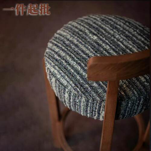 白蜡木代轻奢实前木家吧台椅现简约高脚椅酒吧高脚凳z041台用吧椅