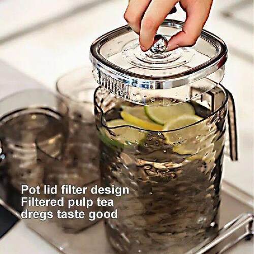 Pitcher With Lid Thickened Pitcher With Top Lid Heat-Resista