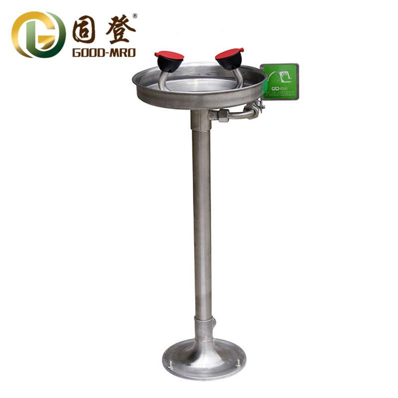 不锈钢立式洗眼器脚踏式洗眼器紧急洗眼器