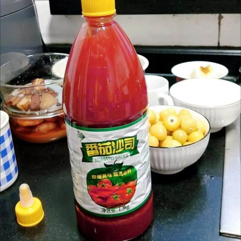 番茄酱百家汉堡薯条手抓饼酱甜辣沙酱拉酱鲜番茄沙司瓶装组合家用