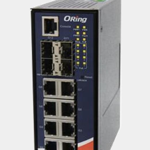 ORING -GLGS-5084GP-LA 工业 12口全千兆管理型以太网交换机