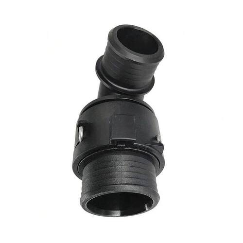 NW32接头38MM弯头冷却水管接头外径约40mm 塑料黑色暖风管阴接头