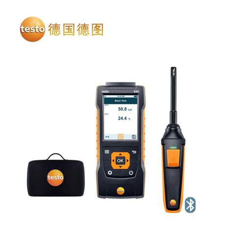 德图testo440蓝牙连接温湿度套装 蓝牙温湿度记录仪温湿度测量仪