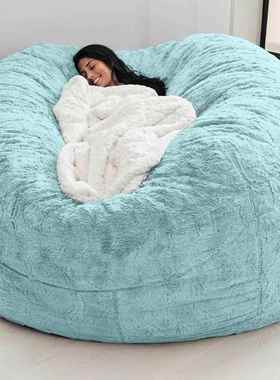 头懒人沙发VJA豆包人造皮豆袋豆豆沙发可5FT6毛FT7T源厂家F直销