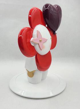 工厂太阳花娃娃摆件网红直树播脂摆件球家TY001装居饰摆件爱心气