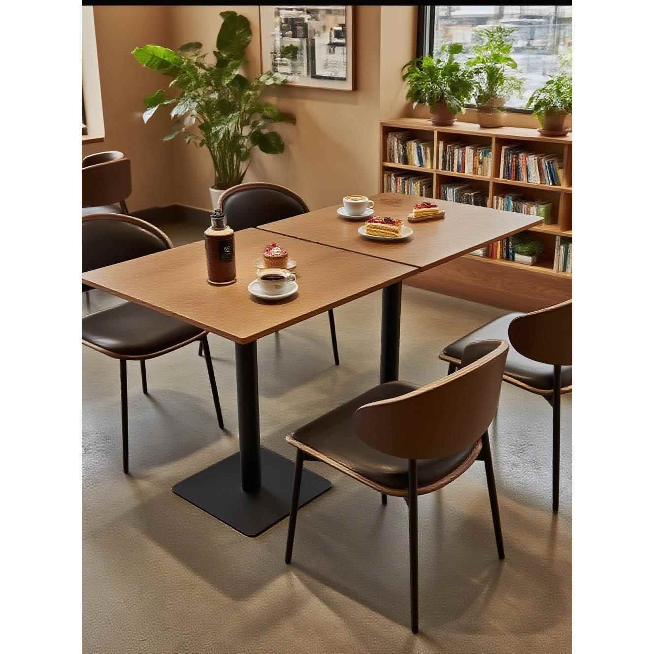 美式覆古餐吧桌椅组合咖啡厅奶茶店西餐厅威士忌吧商用桌椅